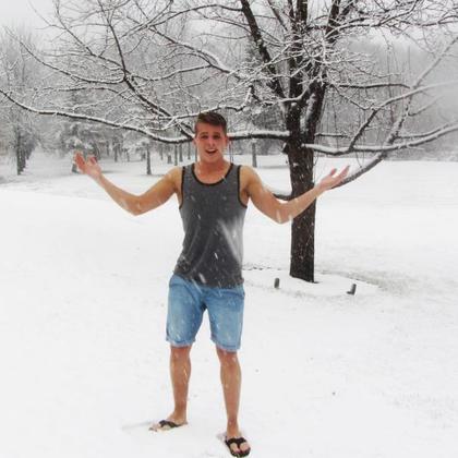 Billeder er fra 1. maj hvor den sidste sne faldt