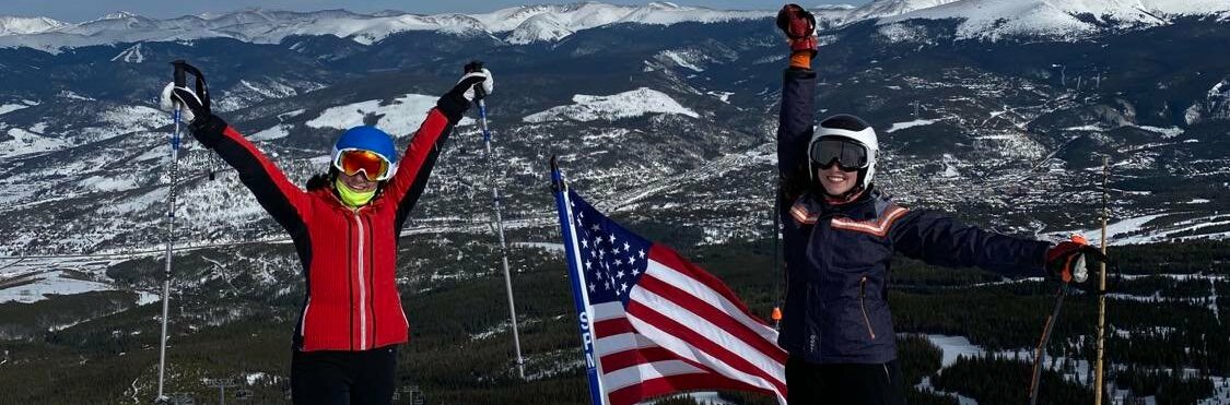 Skiing in beautiful Colorado